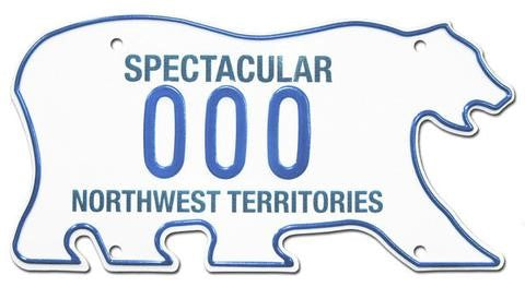 Northwest Territories Traditional Licence Plate